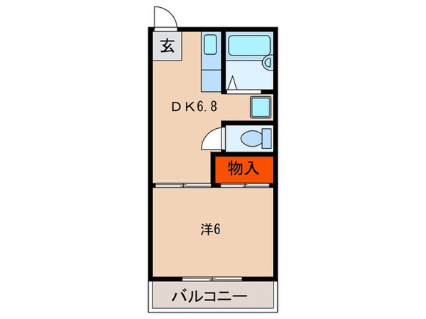 サンハイツ朝霧の物件間取画像